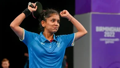 Birthday girl Sreeja will take on the world number one in the table tennis