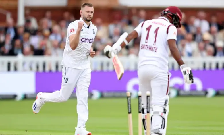 England's new pacer took seven wickets on the first day of his career