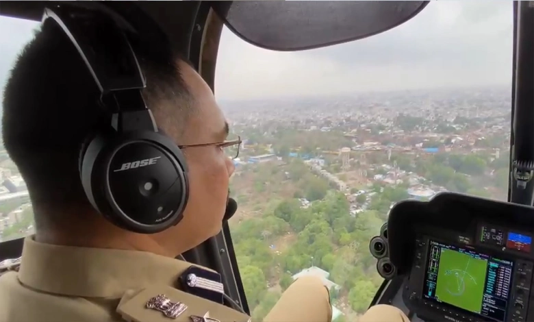 Ahmedabad Rath Yatra helicopter surveillance