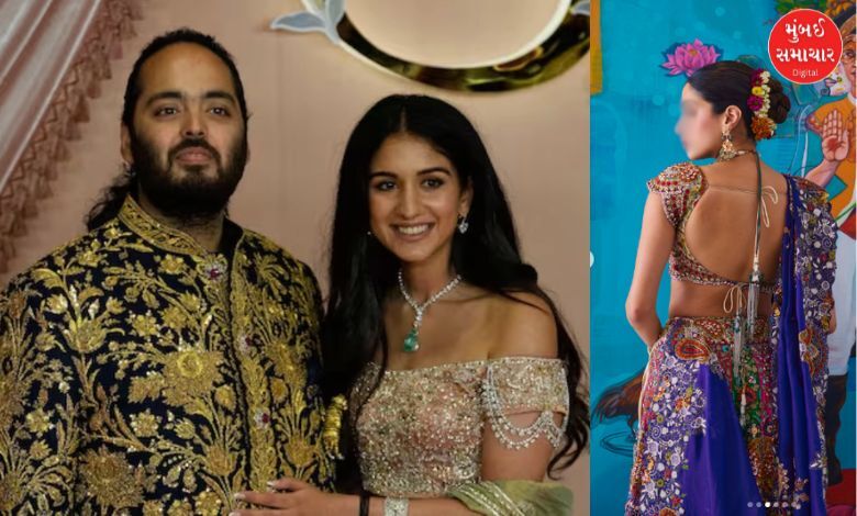 Janhvi Kapoor arrived as a bride herself at Anant Ambani-Radhika Merchant's function