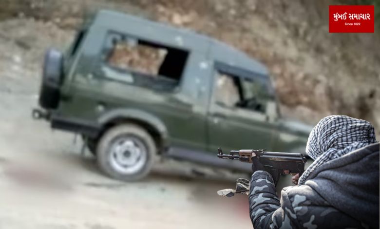 Terrorist attack on Army vehicle in Kashmir