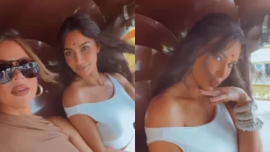What was Kim Kardashian doing on the streets of Mumbai? The video went viral