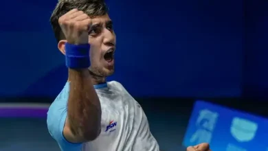 Lakshya Sen won the first round in his Olympics debut