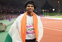Attention...Saying 'Hello Paris', the Indian Javelin Champion has arrived at the Olympic Village!