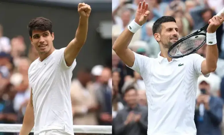 Novak Djokovic VS Carlos Alcaraz 10 years on at Wimbledon, the two finalists meet for the second time in a row