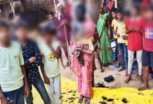 Khap panchayat pratapgarh in UP Humiliated woman, tied to tree, black paint on face