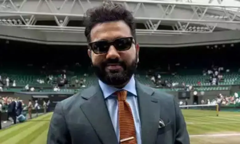 See...After Sachin, now Rohit Sharma has reached Wimbledon!