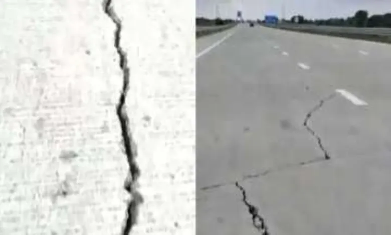 Samruddhi expressway cracks netizens not happy