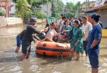 Seven lakhs affected by floods in Assam 13 rivers flow at alarming levels