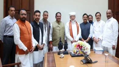 Shiv Sena and NCP MPs met Prime Minister Narendra Modi