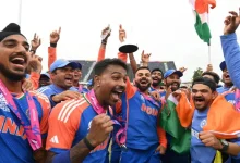 Team India Mumbai open bus trophy parade