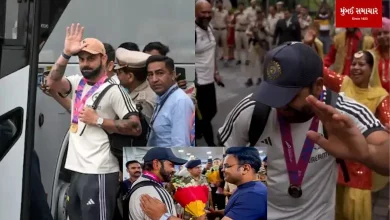 Team India left the airport amid tight security