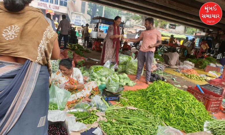Burning Vegetables: Rain gave relief from the heat but the inflation caused sweat