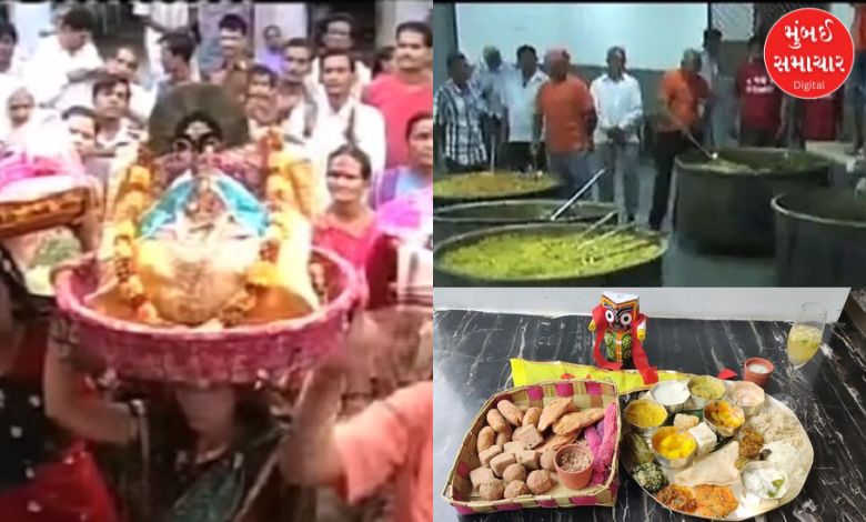 Rathyatra: Lord Jagannath's mosal in Saraspur, kitchens burst into flames, food will be served to lakhs of devotees in old tradition