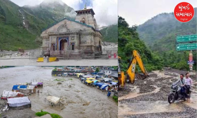 Uttarakhand: Rivers on two banks in Uttarakhand, Chardham yatra suspended, heavy rain forecast