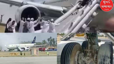 VIDEO: Saudi Airlines plane caught fire, emergency landing in Peshawar