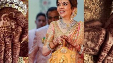 After applying henna, Nita Ambani wrote the name of the whole family on this object, watch the video