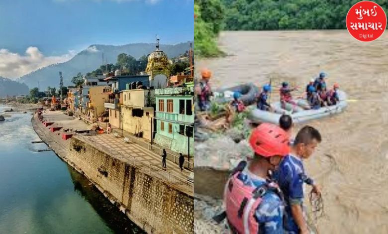 Saryu river releases 2.45 lakh cusecs of water in Nepal, 140 people rescued from Sarayu river island