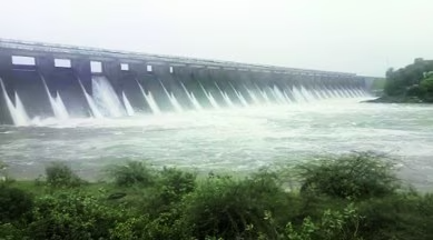 Rushing Shetrunji: The water level rose so much in 16 hours