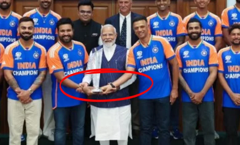 … So this is why PM Narendra Modi didn't touch the trophy?