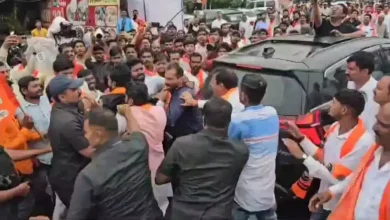 Attack on Uddhav Thackeray's convoy: Crime against MNS district president, police on security alert