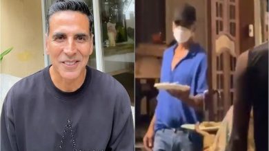 Akshay Kumar wins hearts by distributing food to poors