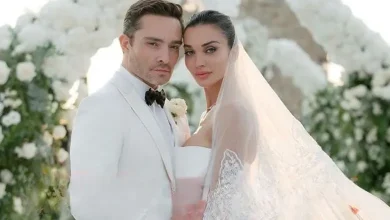 Amy Jackson Ed Westwick wedding