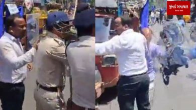 Bharat Bandh SDM Sahib was beaten during protest, Viral Video