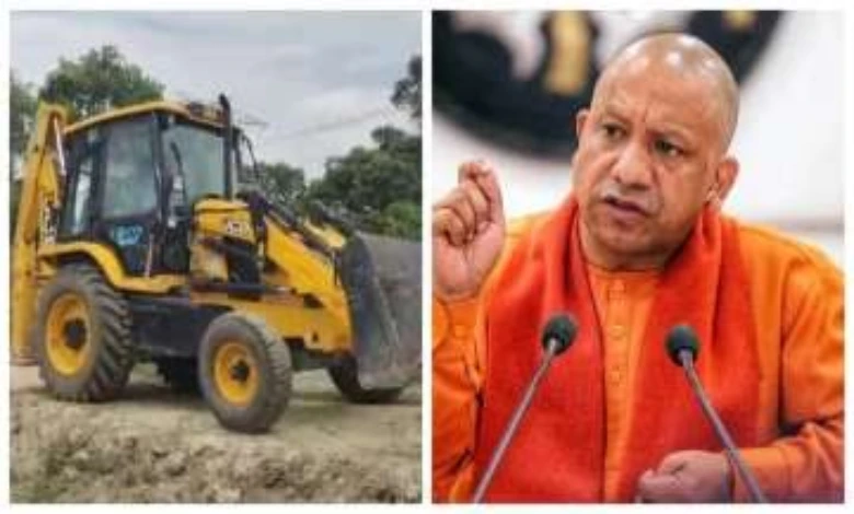 bulldozer action on the house of SP leader accused in Ayodhya gangrape case