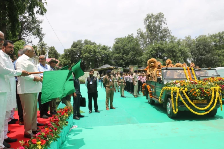 Celebration of 'World Lion Day' at Sasan-Gir under the chairmanship of Bhupendra Patel