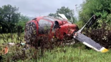 Private helicopter crashes in Pune due to heavy rain, 4 people on board