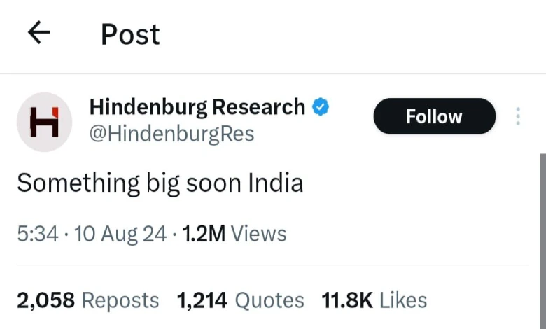 Who will Hindenburg target in India now? big impact on the stock market