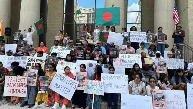 Hundreds rally in Houston to protest Bangladesh violence