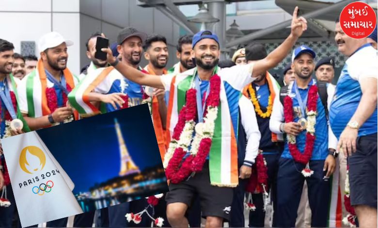 Indian hockey team reached Delhi, received a grand welcome at the airport