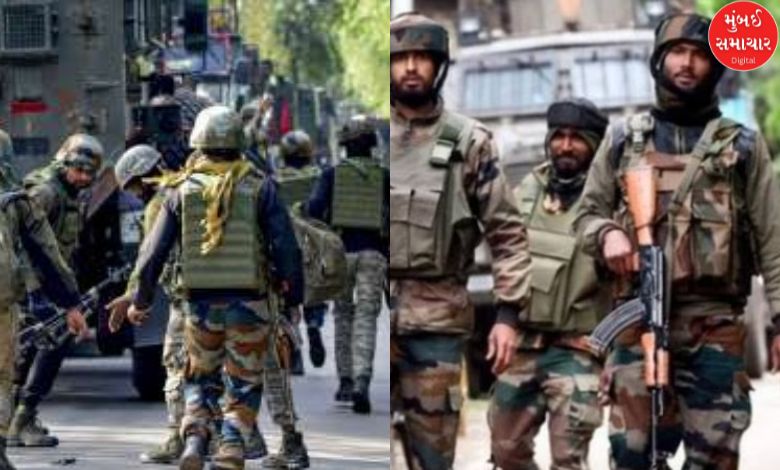 In Jammu Kashmir's Anantnag, security forces surrounded the militants, started firing face-to-face