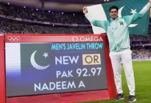 Javelin record-breaker Pakistani Nadeem showered with awards