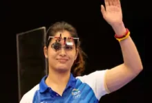 Manu Bhaker came India after winning two medals in Paris Olympics warm welcome at airport