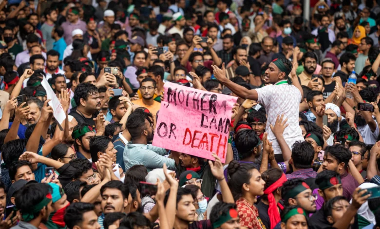 Mass Movement against Bangladesh's Prime Minister Sheikh Hasina