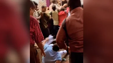 Mumbai local train chaos video goes viral