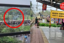 Mokan on the first day of the week: Overhead wires break, Central Railway commuters in distress