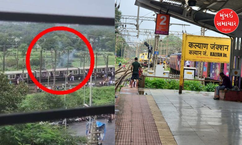 Mokan on the first day of the week: Overhead wires break, Central Railway commuters in distress