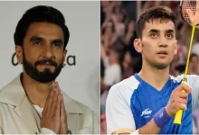 Ranvir Singh in support of Lakshya sen-badminton player in Paris olympic