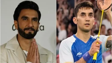 Ranvir Singh in support of Lakshya sen-badminton player in Paris olympic