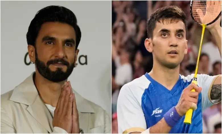 Ranvir Singh in support of Lakshya sen-badminton player in Paris olympic