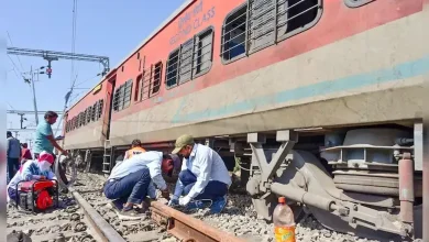 Sabarmati Express train accident or conspiracy engine hit a heavy rock