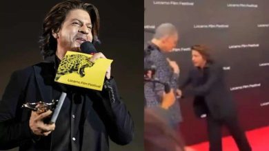 Hey... Shah Rukh Khan hit a senior citizen and pushed him? The video went viral