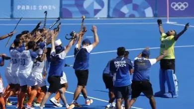 Sreejesh, Indian Hockey goalkeeper, celebrates a memorable victory before retiring