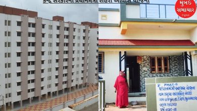 Under the Pradhan Mantri Awas Yojana, so many houses were built in Gujarat in two years