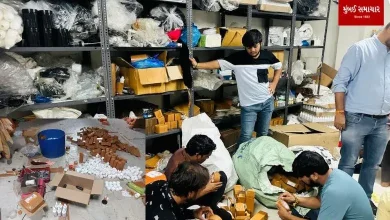 Unlicensed cosmetic manufacturing factory seized from Surat, 23.70 lakh worth seized