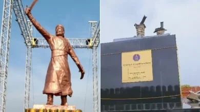 35ft Shivaji statue collapses in Maharashtra, opposition hits back at Shinde government